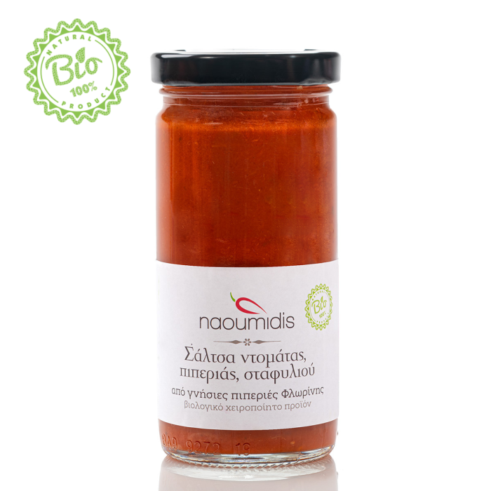 Σάλτσα Πιπεριάς Ντομάτας & Σταφυλιού Bio 260gr